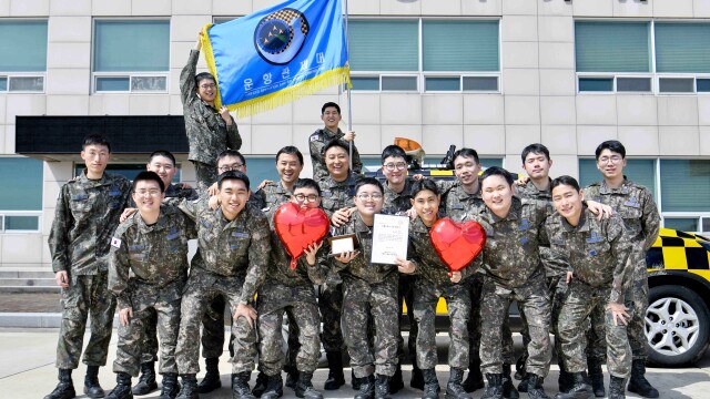 1전비 소속 장병 입대 4개월 만 조혈모세포 기증 성공