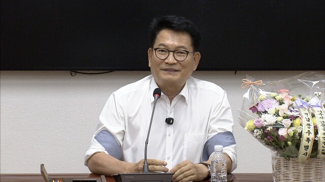 송영길, 화순·나주서 지지 호소 "호남 민심 모아달라"