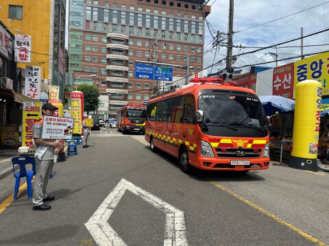 광주·전남 27개 소방, 내일(20) 소방차 길터주기 훈련